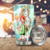 Luffy And Nami Stainless Steel Anime Tumbler Cup Custom One Piece Map For Anime Fans