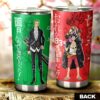 Luffy And Zoro Stainless Steel Anime Tumbler Cup Custom One Piece Red Anime