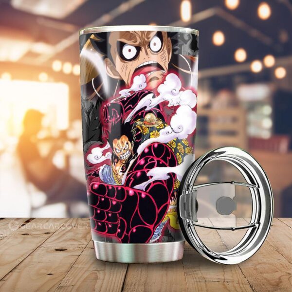 Luffy Gear 4 Stainless Steel Anime Tumbler Cup Custom One Piece Anime