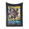 Luxray Blanket Pokemon Blanket Anime Blanket