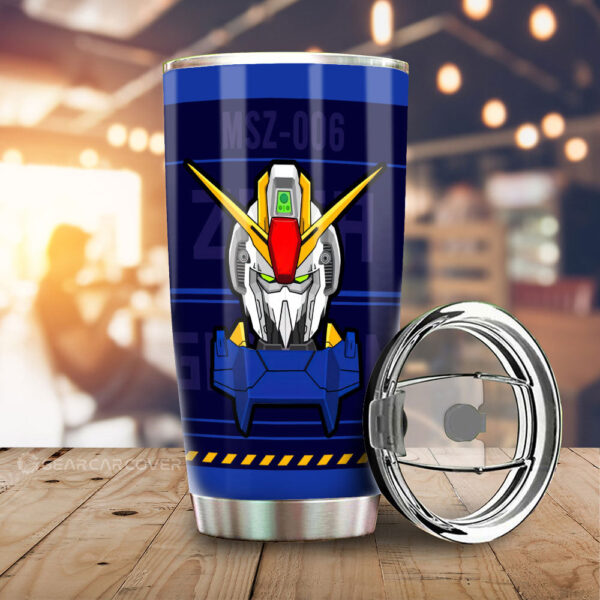 MSZ 006 Zeta Gundam Stainless Steel Anime Tumbler Cup Custom Gundam Anime