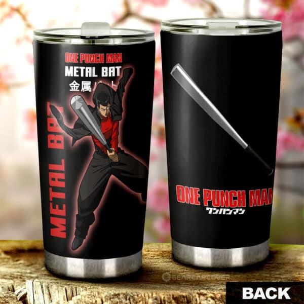 Metal Bat Stainless Steel Anime Tumbler Cup Custom One Punch Man Anime