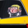 Minato Hitting Glass Car Sticker Custom Naru Car Funny Accessories