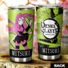 Mitsuri Kanroji Stainless Steel Anime Tumbler Cup Custom Demon Slayer Manga Style