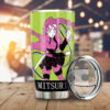 Mitsuri Kanroji Stainless Steel Anime Tumbler Cup Custom Demon Slayer Manga Style