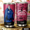 Monkey D. Garp Stainless Steel Anime Tumbler Cup Custom One Piece Manga Style