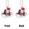 Nezuko Santa Claus Ornament Custom Anime Demon Slayer Car Accessories Christmas Decorations