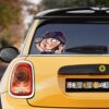 Nico Hitting Glass Car Sticker Custom One Piece Anime Car Accessories For Anime Fans