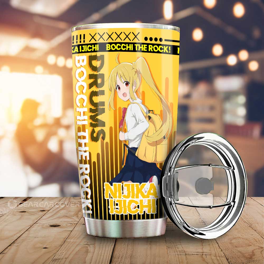 Nijika Ijichi Stainless Steel Anime Tumbler Cup Custom Bocchi the Rock! Anime