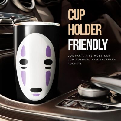 No Face Stainless Steel Anime Tumbler Cup Custom Spirited Away