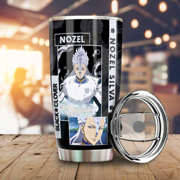 Nozel Silva Stainless Steel Anime Tumbler Cup Custom Black Clover Anime