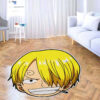 One Piece Rug Sanji Anime Custom Shaped Rug Anime Rug