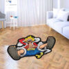 One Piece Rug Luffy Gear 5 Anime Custom Shaped Rug Anime Rug