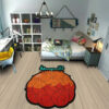 One Piece Rug Mera Mera Devil Fruit Rug Anime Custom Shaped Rug Anime Rug