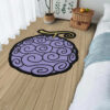 One Piece Rug Gomu Gomu Devil Fruit Rug Anime Custom Shaped Rug Anime Rug