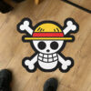 One Piece Rug Straw Hat Pirates Flag Rug Anime Custom Shaped Rug Anime Rug