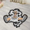 One Piece Rug Luffy Gear 5 Anime Custom Shaped Rug Anime Rug