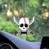 One Piece Red Hair Pirates Flag Ornament Custom Anime Car Accessories