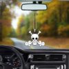 One Piece Roger Pirates Flag Ornament Custom Anime Car Interior Accessories