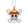 One Piece Straw Hat Pirates Flag Ornament Custom Anime Car Interior Accessories