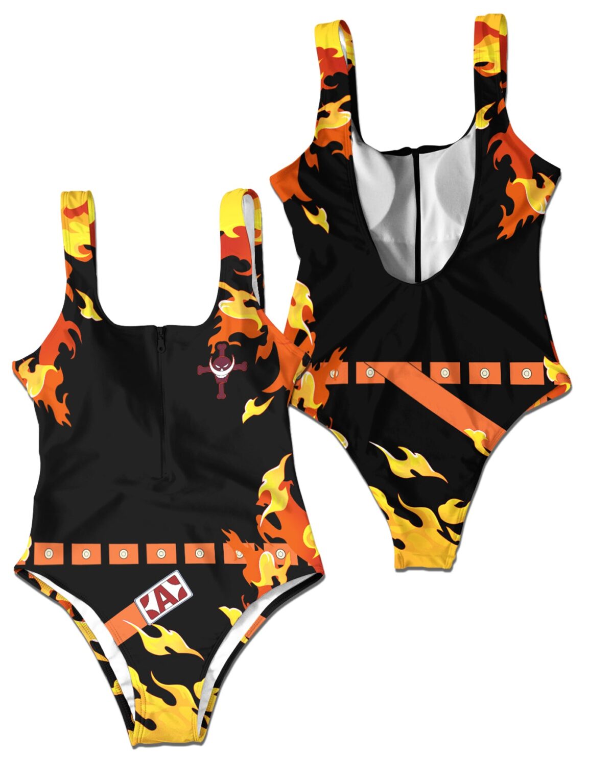 Fire Fist Summer One Piece Anime One Piece Swimsuit