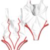 Asuna Summer Cosplay Sword Art Online One Piece Swimsuit