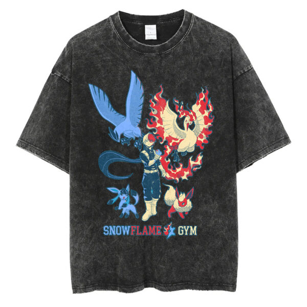 Snowflame Gym T-Shirt Pokemon T-shirt, Anime T-shirt