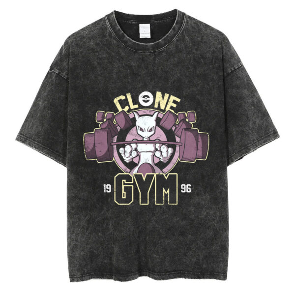 Clone Gym T-Shirt Pokemon T-shirt, Anime T-shirt