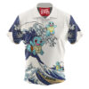 Merch Squirtle Kanagawa Great Wave Squirtle Hawaiian Shirt Pokemon Hawaiian Shirt Anime Hawaiian Shirt