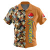 Arcanine Hawaiian Shirt Pokemon Hawaiian Shirt Anime Hawaiian Shirt