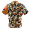 Arcanine Hawaiian Shirt Pokemon Hawaiian Shirt Anime Hawaiian Shirt