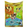 eevee evolution Blanket Pokemon Card Blanket Pokemon Blanket Anime Blanket