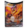 Charizard Blanket Pokemon Card Blanket Pokemon Blanket Anime Blanket