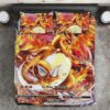 Charizard V3 Bedding Set Cover Pokemon Card Bedding Set Cover Pokemon Bedding Set Cover