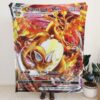 Charizard V3 Blanket Pokemon Card Blanket Pokemon Blanket Anime Blanket