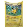 Pokémon card Jolteon Blanket Pokemon Card Blanket Pokemon Blanket Anime Blanket