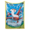 Latias Blanket Pokemon Card Blanket Pokemon Blanket Anime Blanket