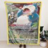 Snorlax Blanket Pokemon Card Blanket Pokemon Blanket Anime Blanket