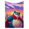 Snorlax Blanket Pokemon Blanket Anime Blanket