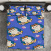 Snorlax Bedding Set Cover V3 Pokemon Bedding Set Cover