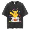 Pikachu Halloween Candy T-Shirt Pokemon T-shirt Anime T-shirt