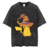 Pikachu Halloween Witch T-Shirt Pokemon T-shirt Anime T-shirt