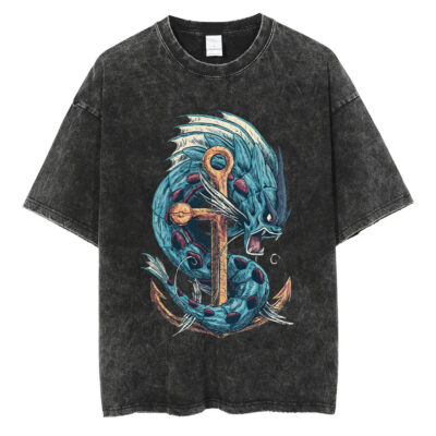 Mega Dragon Rage Gyarados T-Shirt Pokemon T-shirt Anime T-shirt