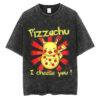 Pizzachu Pikachu T-Shirt Pokemon T-shirt Anime T-shirt