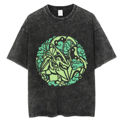 Mega Rayquaza T-Shirt Pokemon T-shirt Anime T-shirt