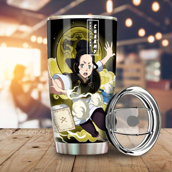 Papittson Charmy Stainless Steel Anime Tumbler Cup Custom Black Clover Anime