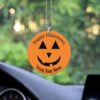 Personalized Name Pumpkin Ornament Custom Car Accessories Halloween Decorations