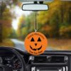 Personalized Name Pumpkin Ornament Custom Car Accessories Halloween Decorations