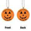 Personalized Name Pumpkin Ornament Custom Car Accessories Halloween Decorations