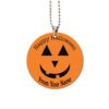 Personalized Name Pumpkin Ornament Custom Car Accessories Halloween Decorations